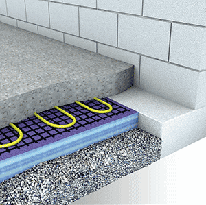 WALLTITE under slab view