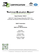 DrJ Report - BASF Corporation - HP+ Wall XR Series - CANADA