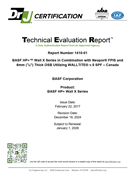 DrJ Report - BASF Corporation - HP+ Wall X Series 